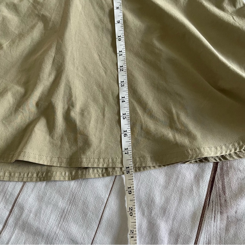 Athleta Everyday Active Khaki Skort Women’s 10 Tan Golf Tennis Sports Academia - Picture 11 of 13